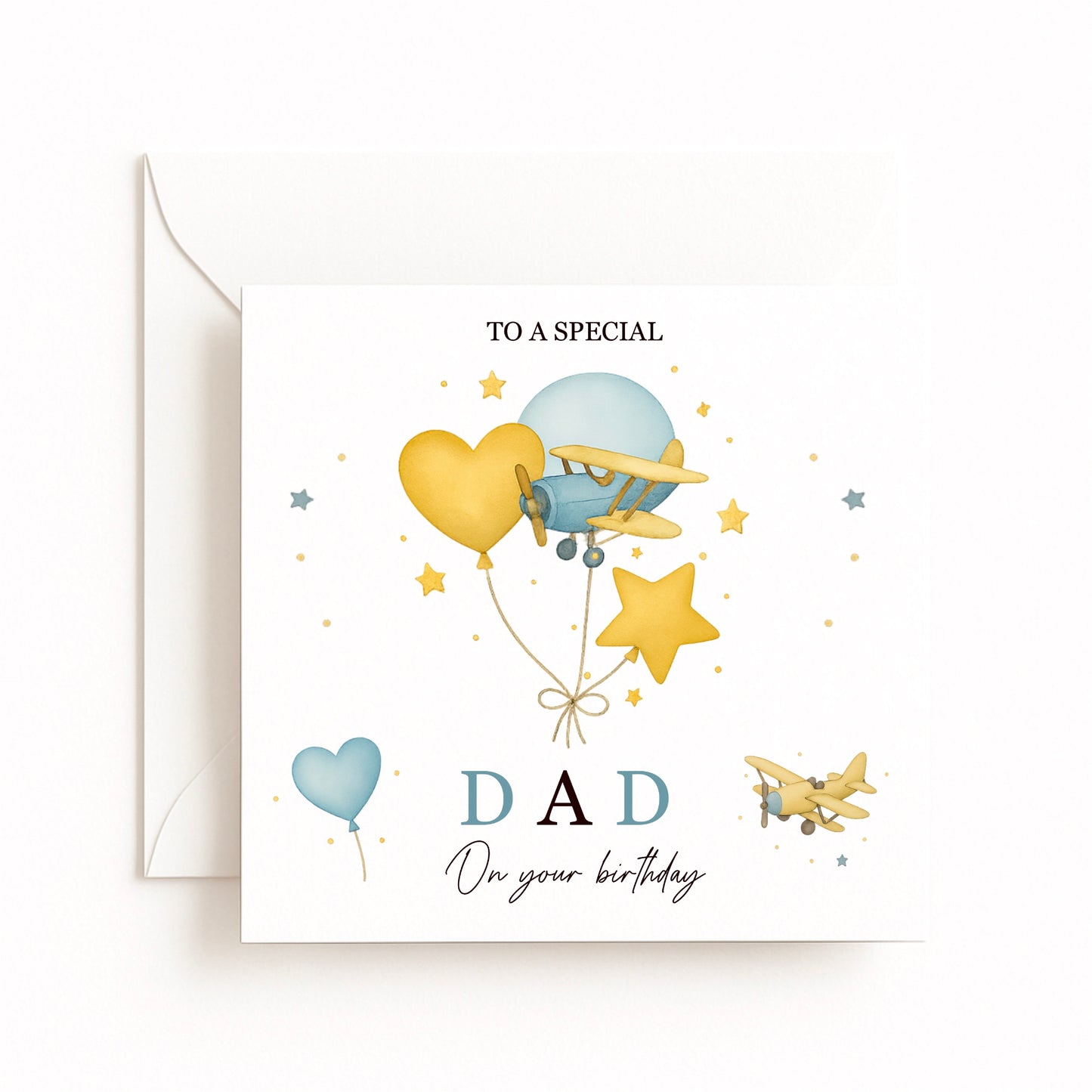 Personalised Plane Birthday Card