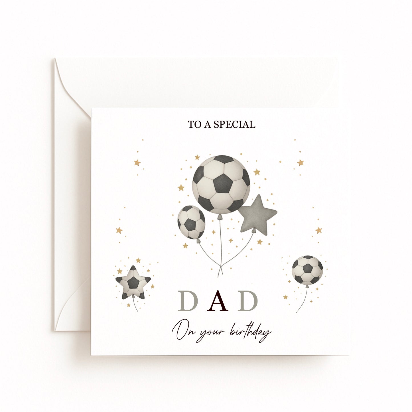 Personalised Football Birthday Card