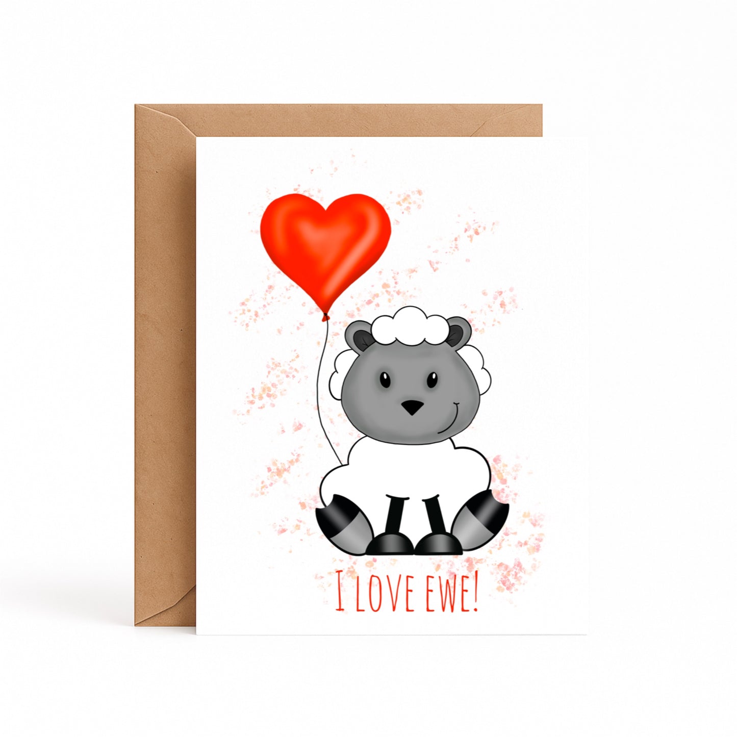 "I Love Ewe" Card