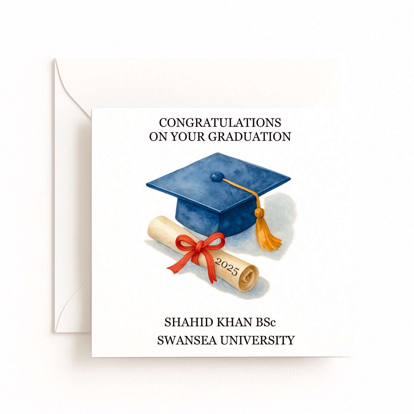 Personalised Graduation Card