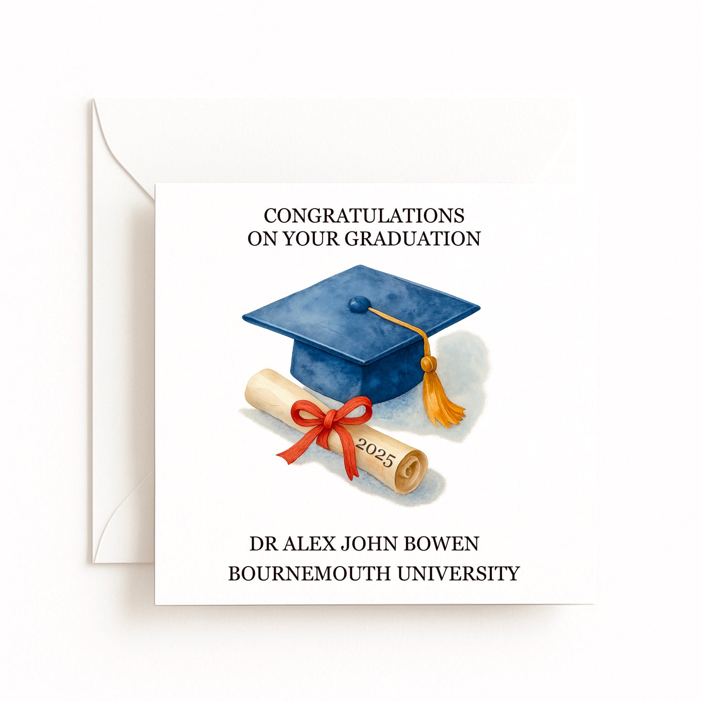 Personalised Graduation Card
