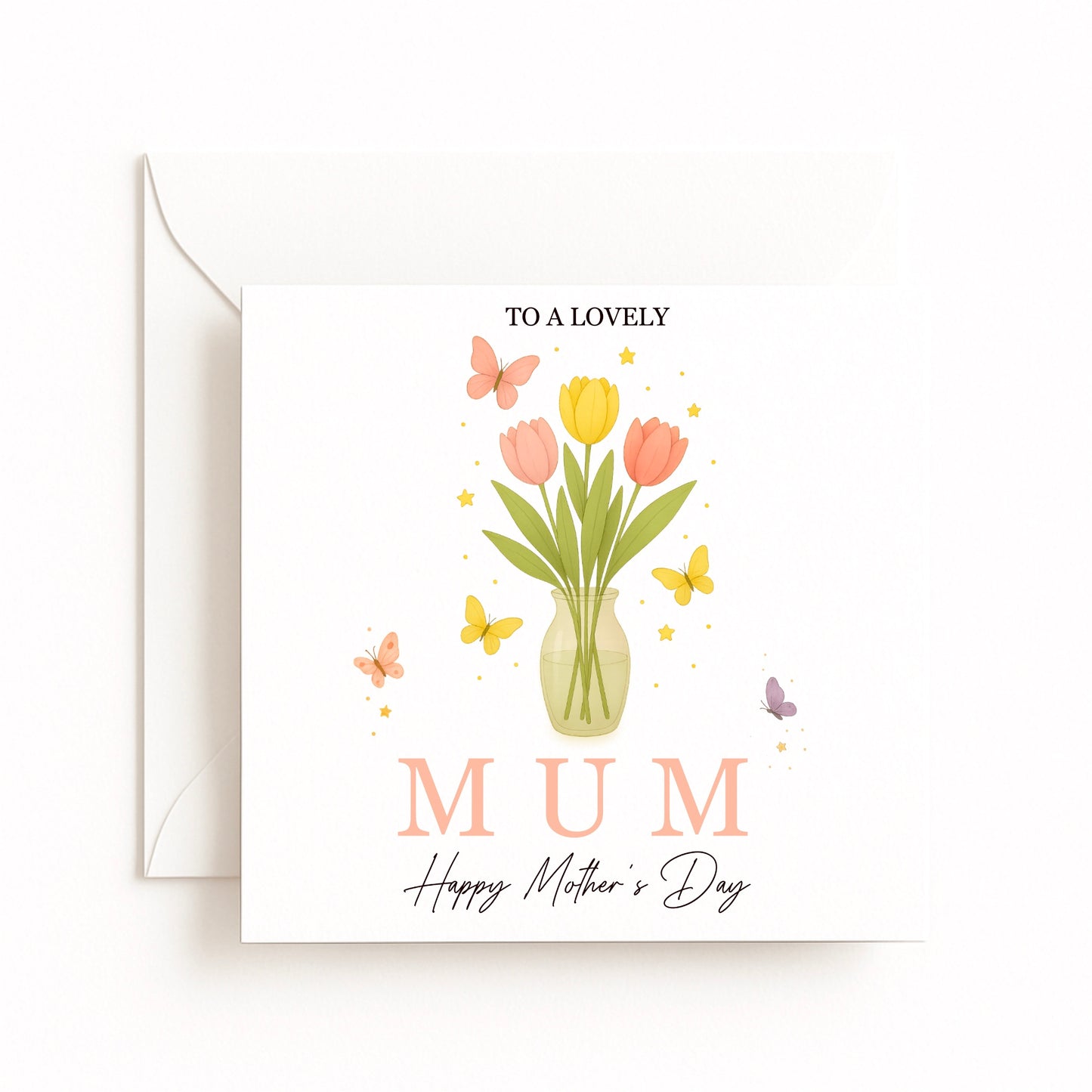 Tulips in Vase Card