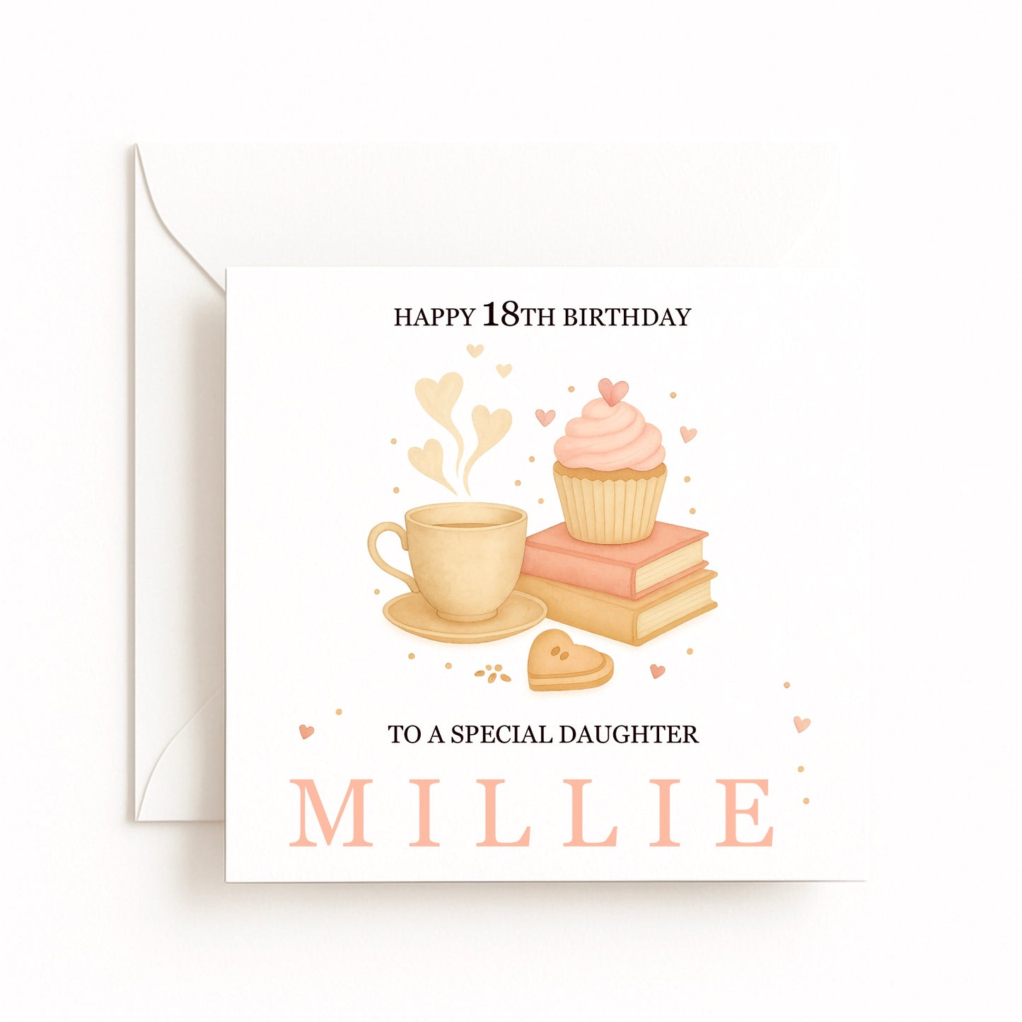 Coffee & Cupcake Birthday Card