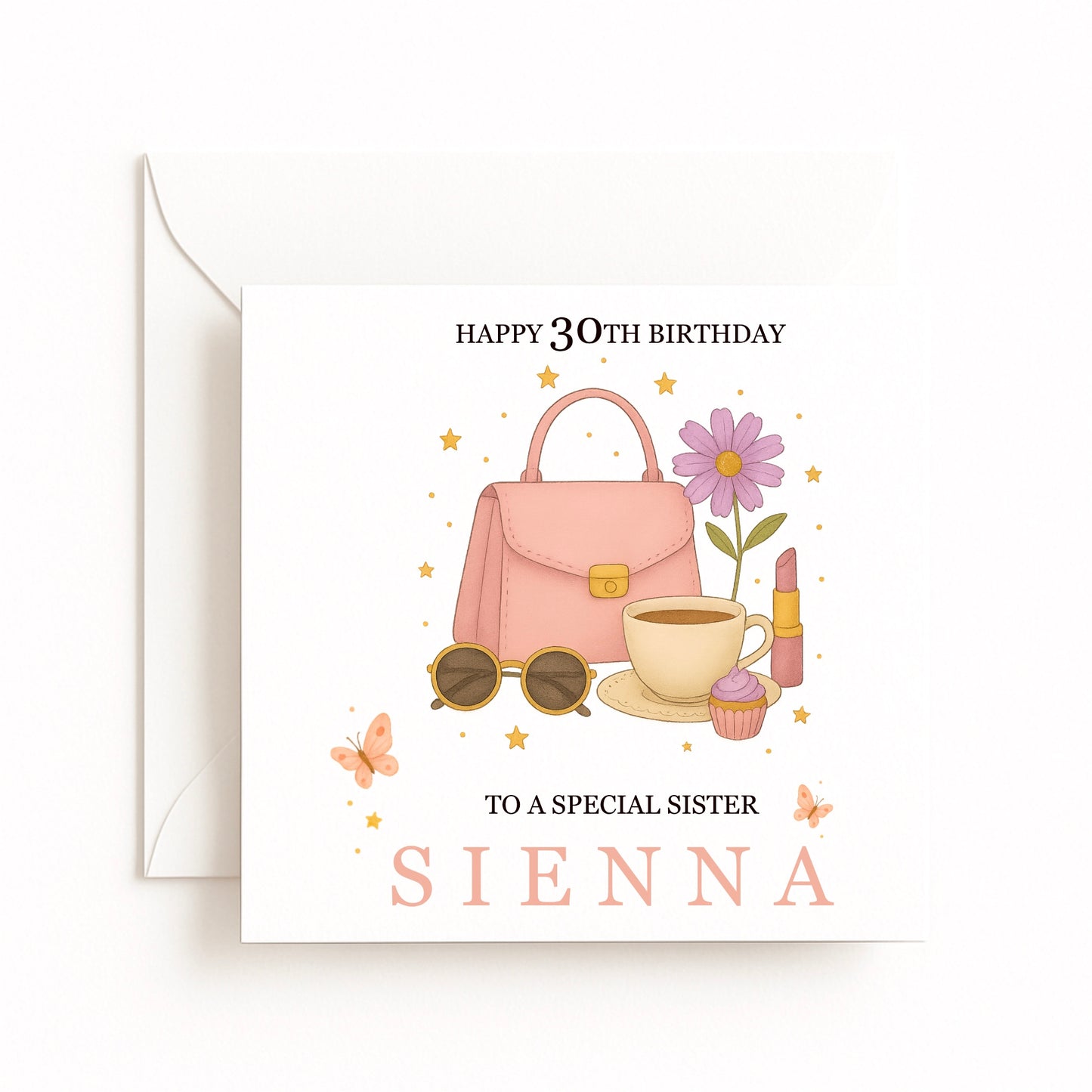 Pink Handbag Birthday Card
