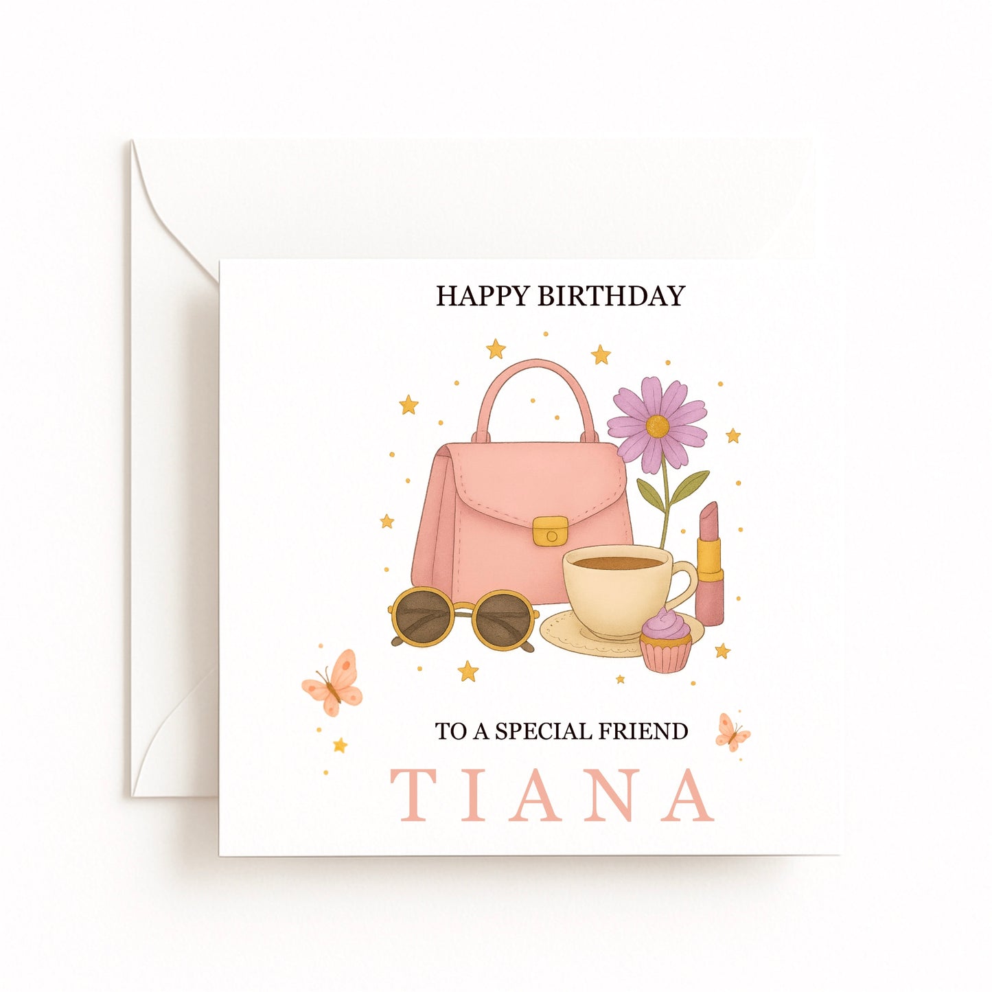 Pink Handbag Birthday Card