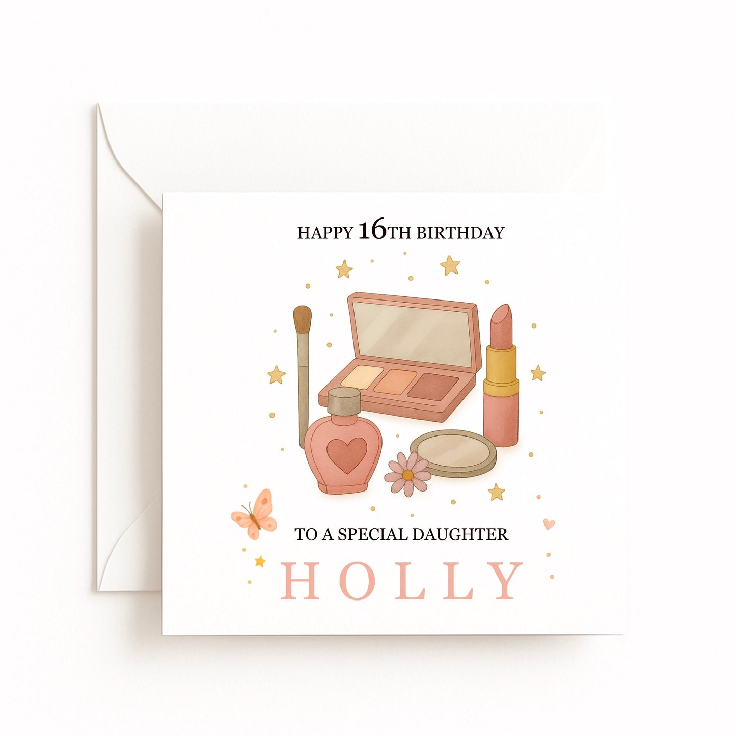 Makeup Set Birthday Card