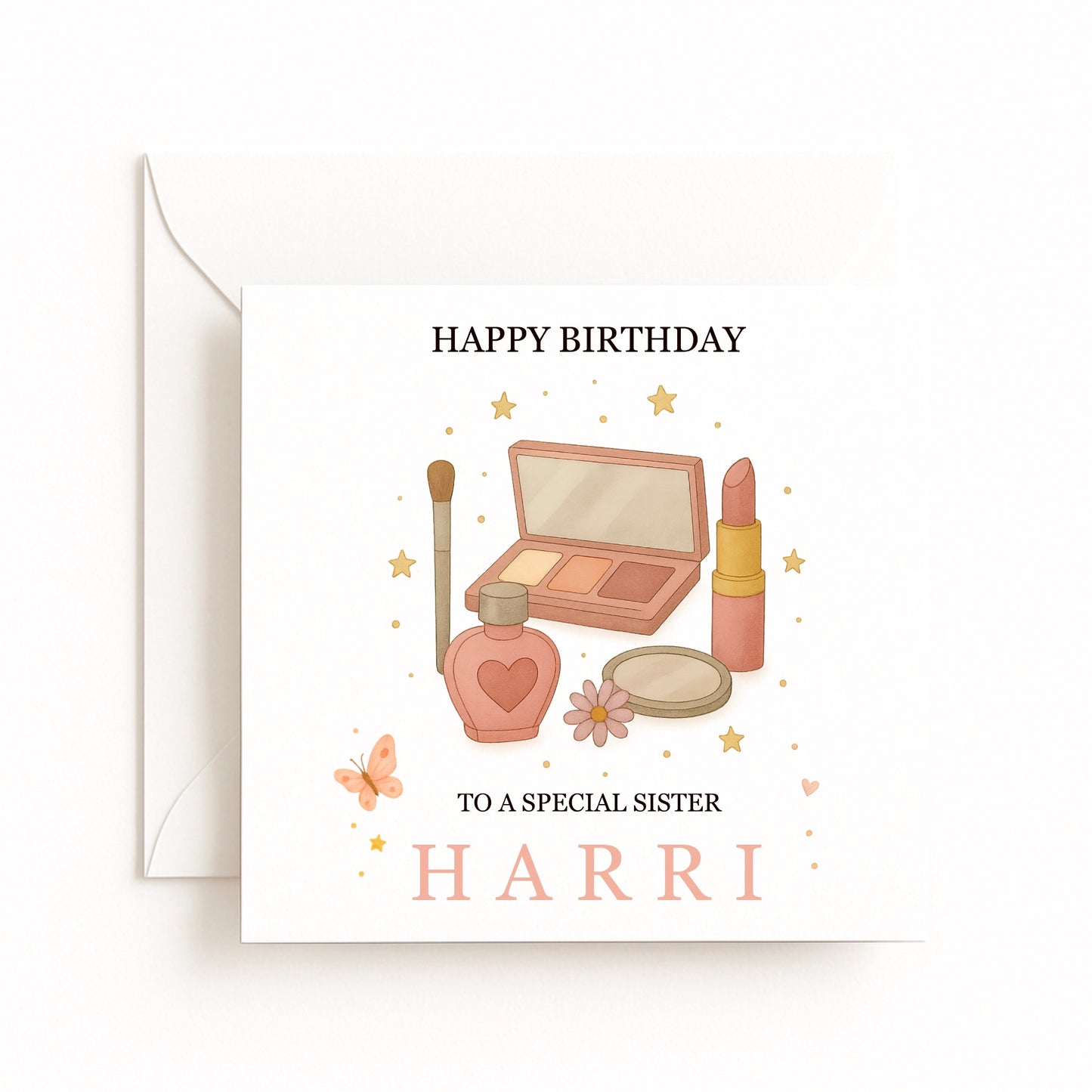 Makeup Set Birthday Card