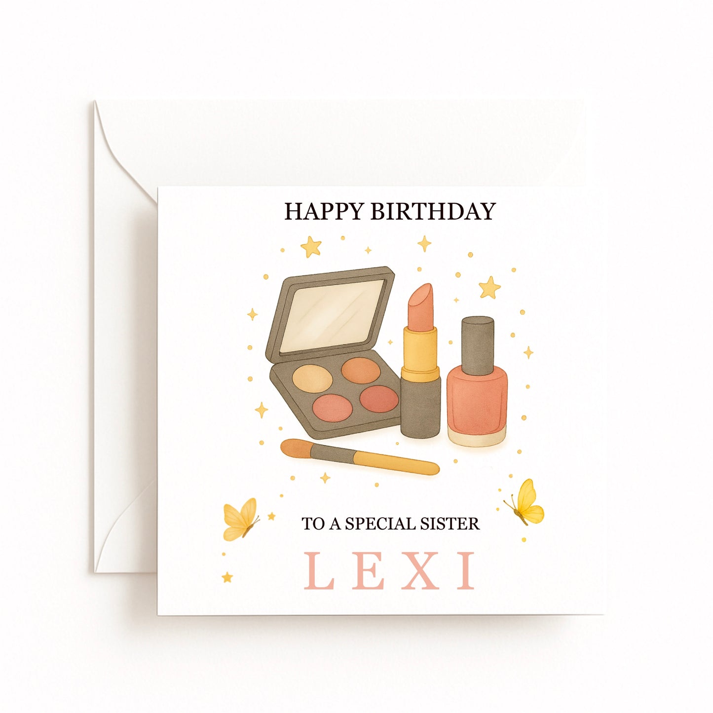 Makeup Set Birthday Card
