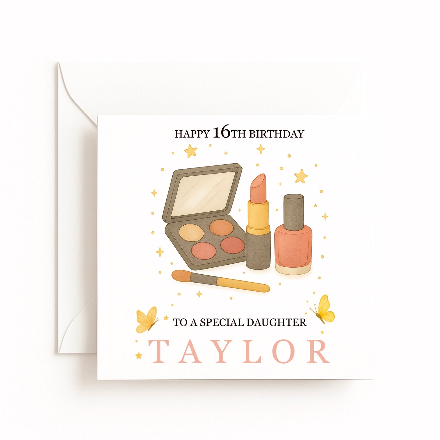 Makeup Set Birthday Card
