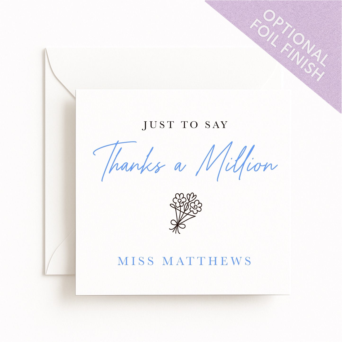 Thanks A Million Card