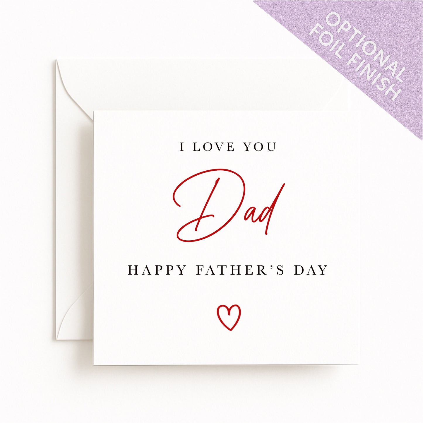 I Love You Dad Card