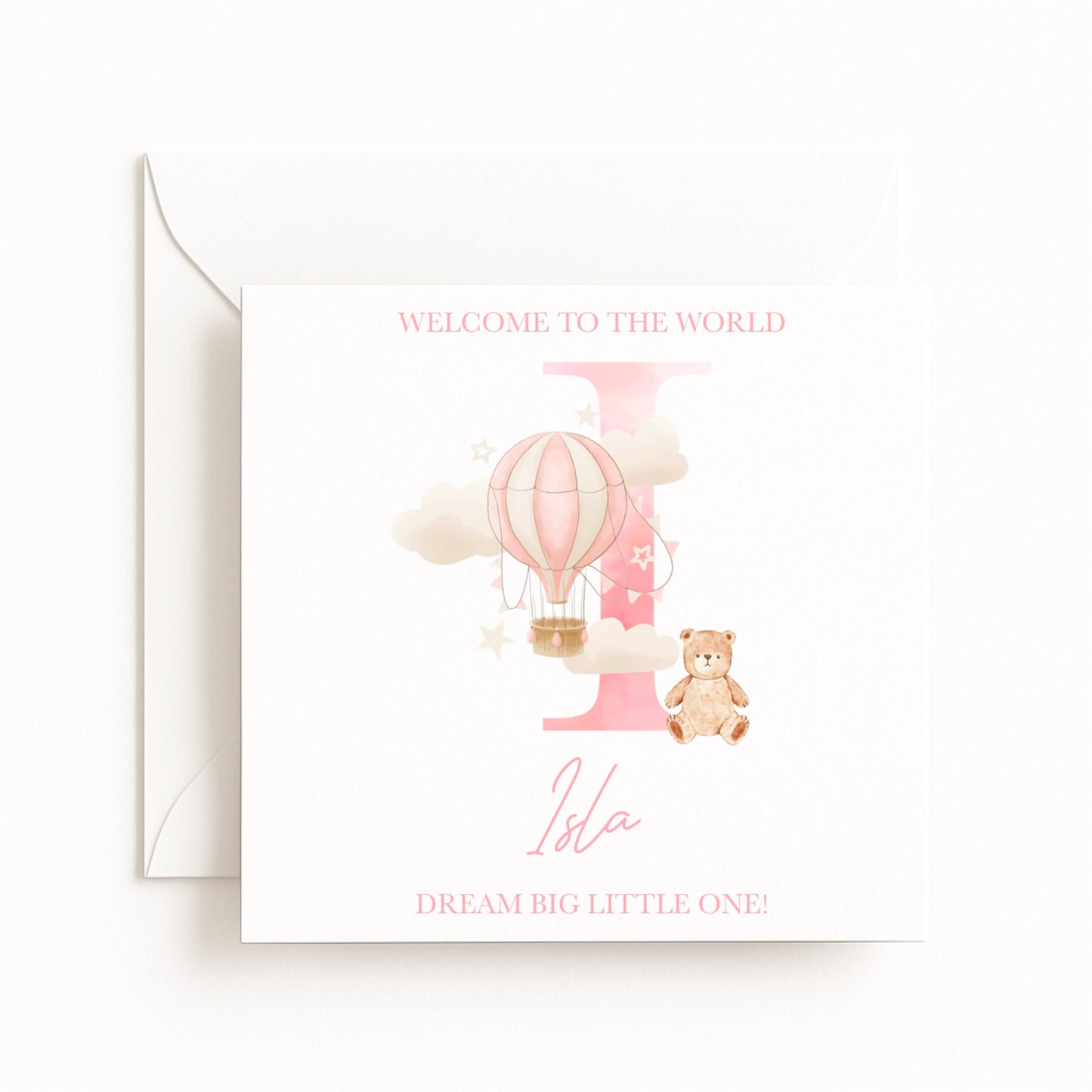 “Welcome to the World” Baby Girl Card