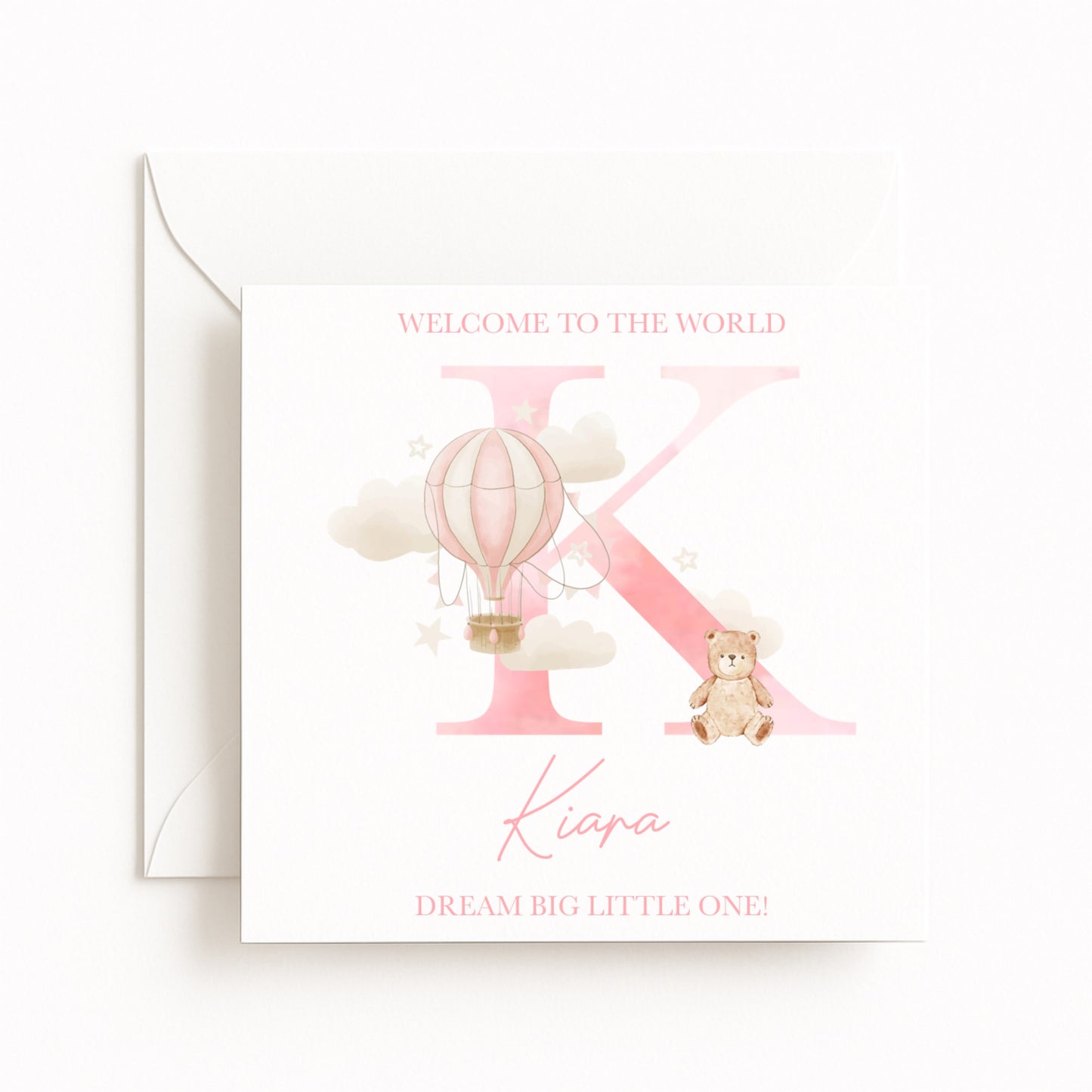 “Welcome to the World” Baby Girl Card