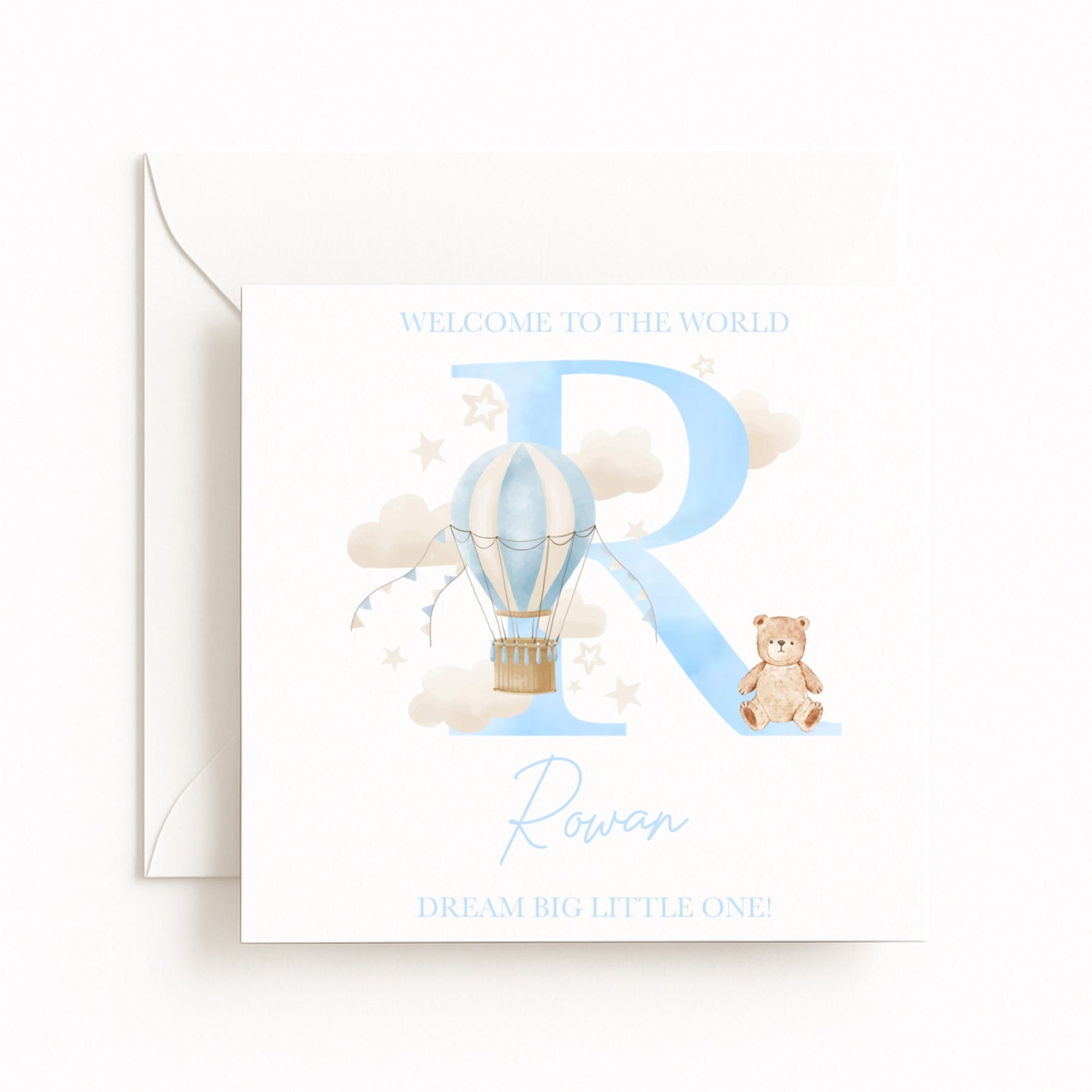 “Welcome to the World” Baby Boy Card