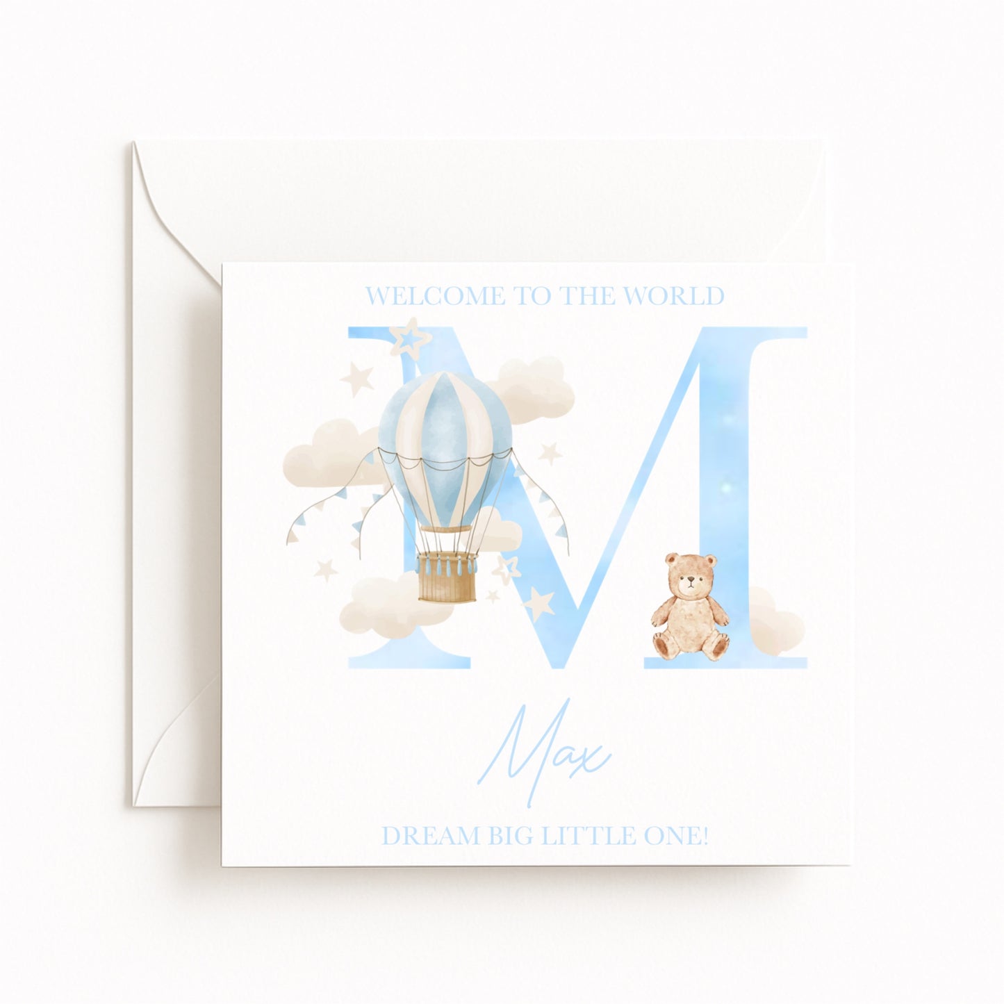 “Welcome to the World” Baby Boy Card