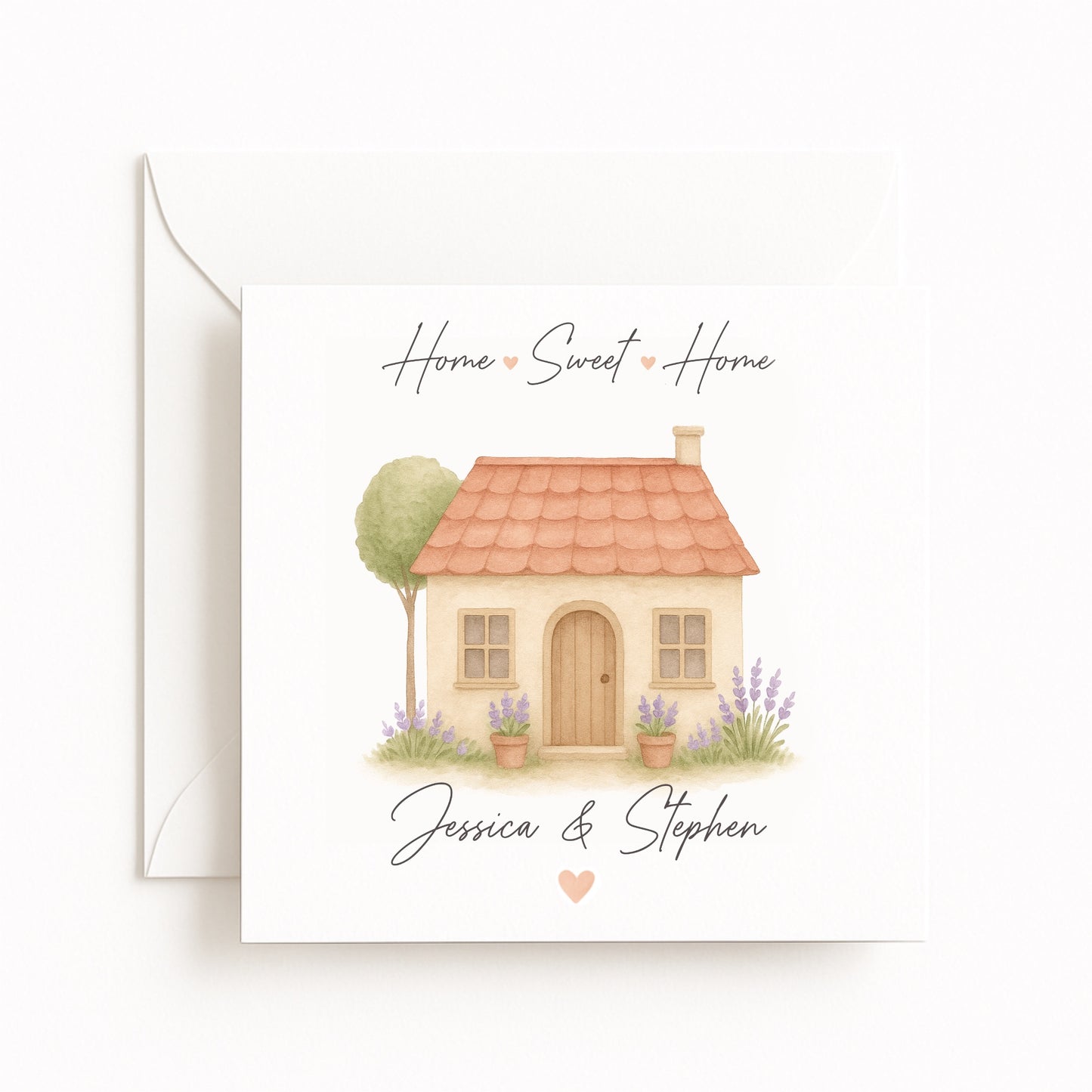 Personalised Home Sweet Home Card