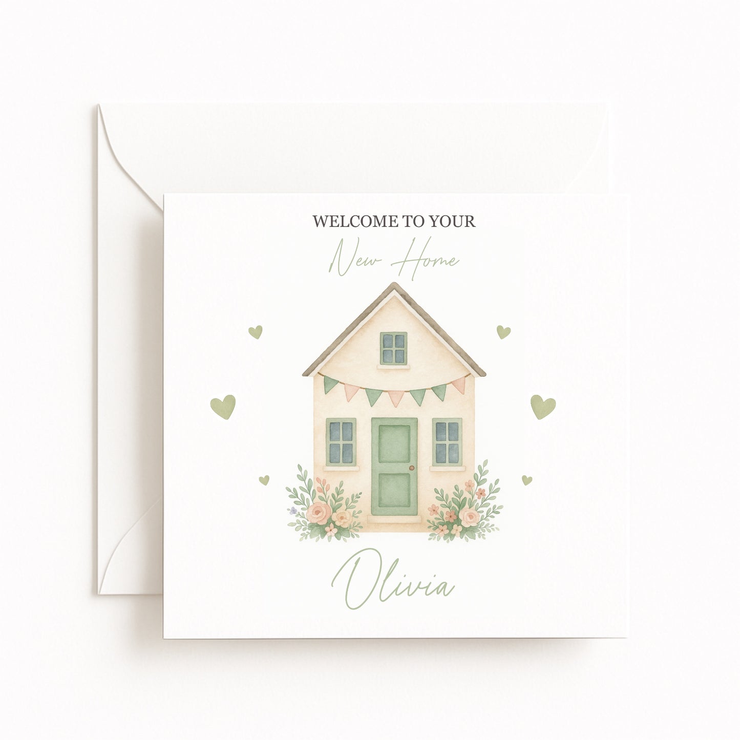 “Welcome to Your New Home” (Bunting House)