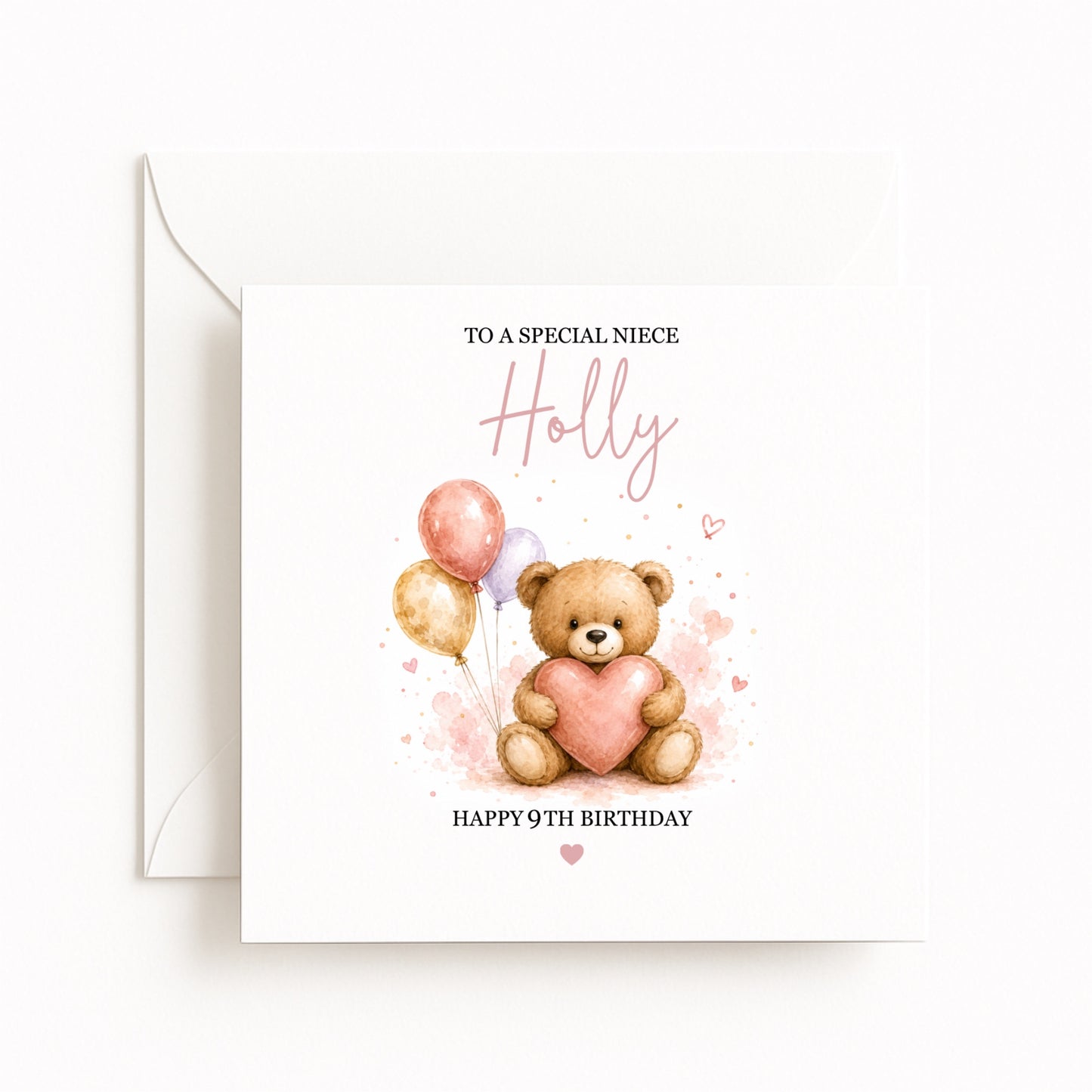 Teddy Bear Birthday Card