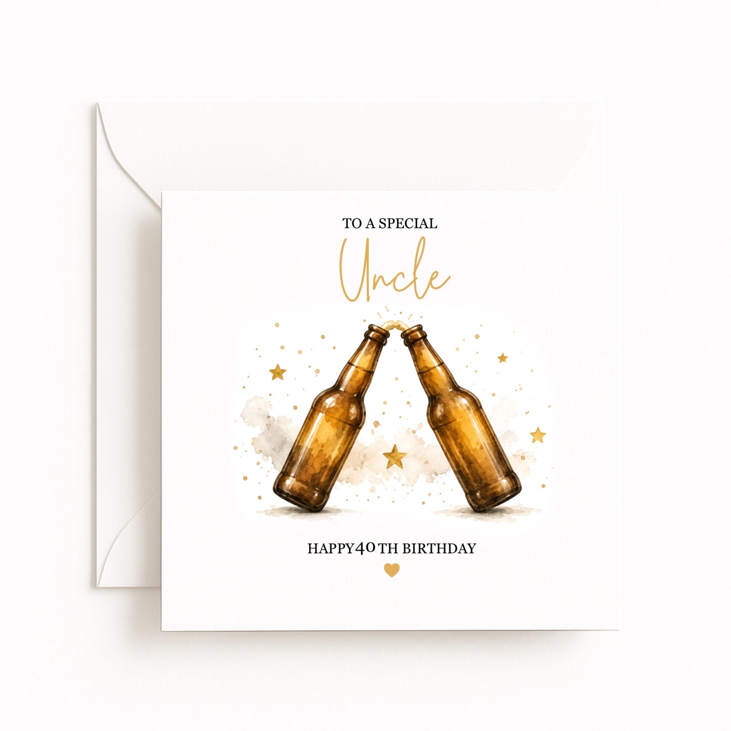 Personalised Cheers Beer Birthday Card