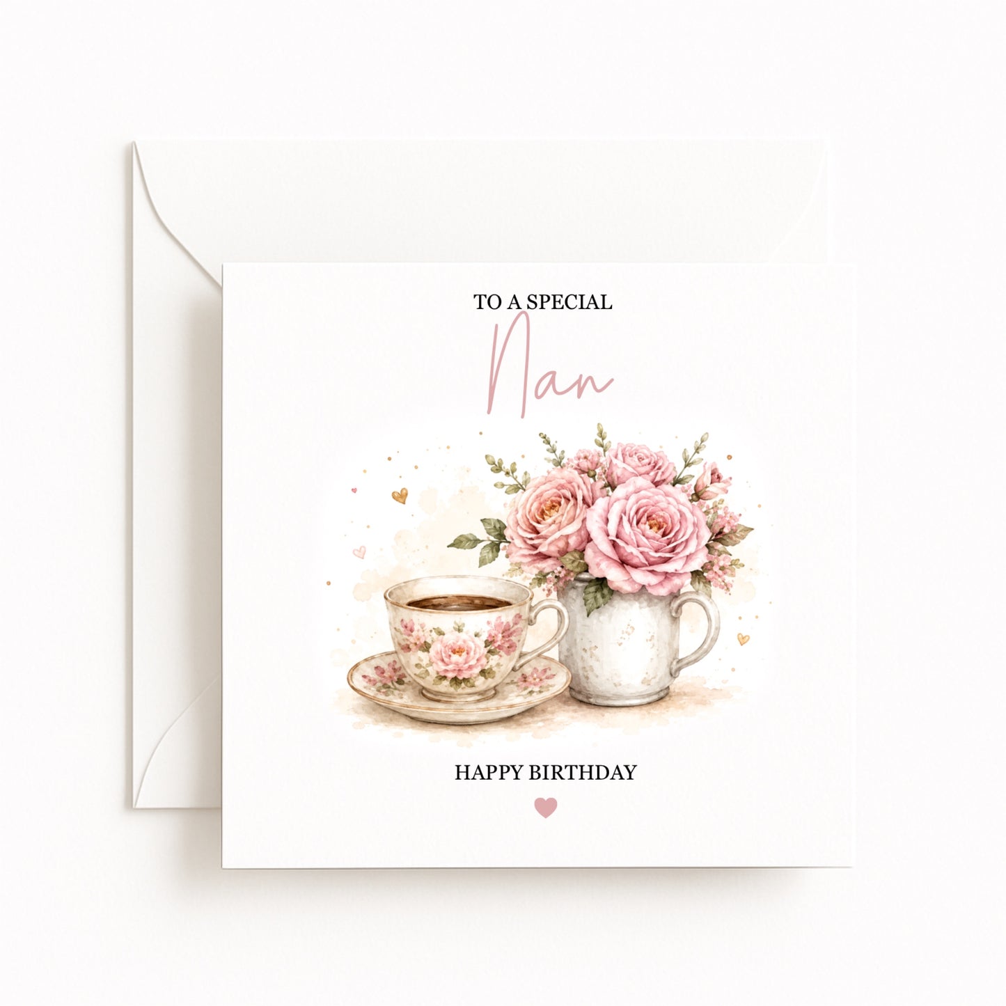 Teacup Birthday Card