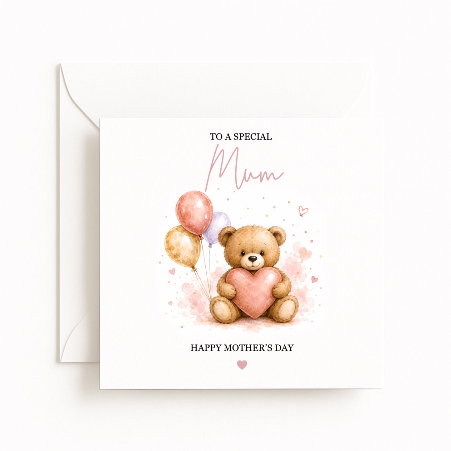 Teddie Bear Mother’s Day Card