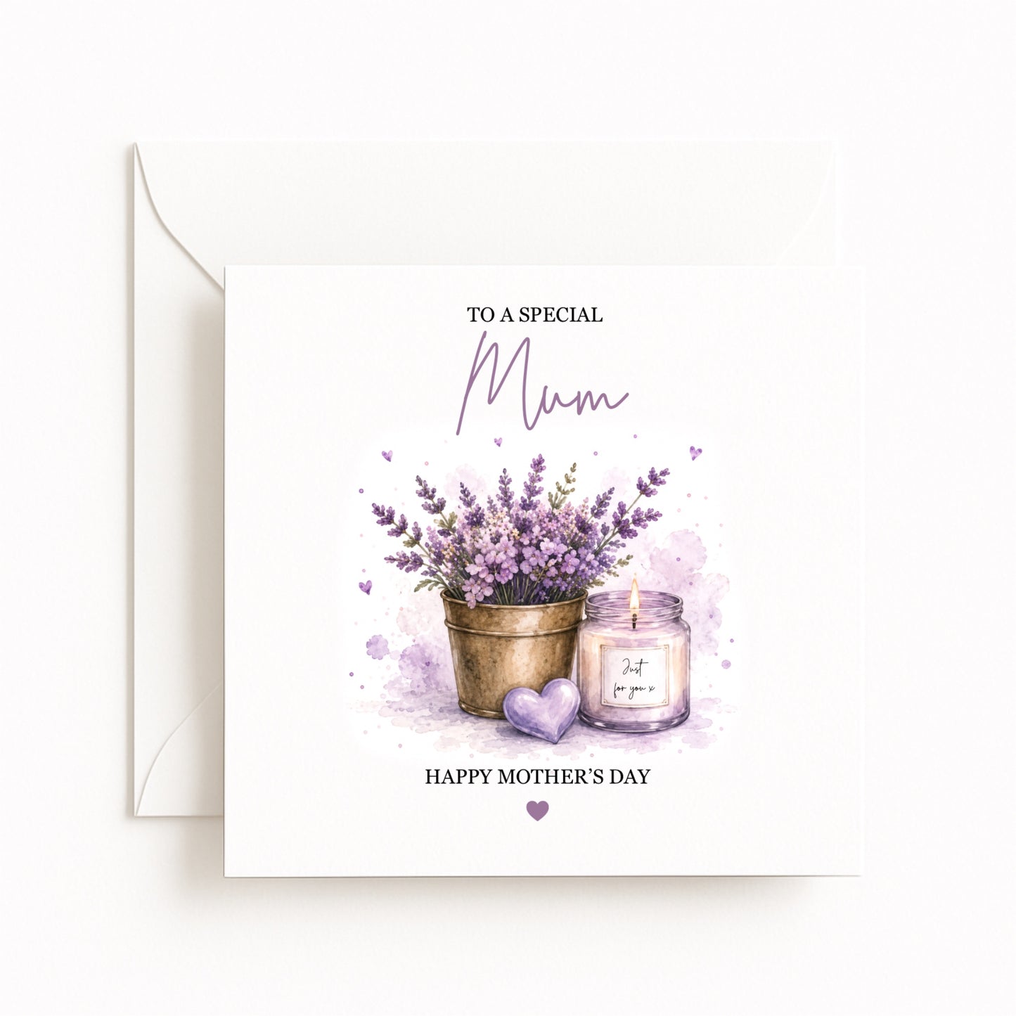 Lavender & Candles Mother’s Day Card