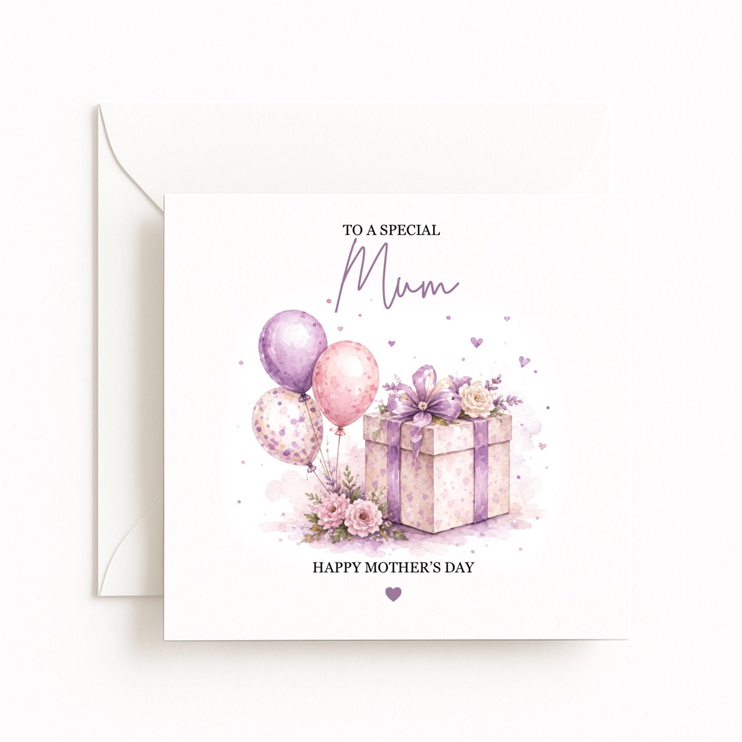 Presents & Balloons Mother’s Day Card