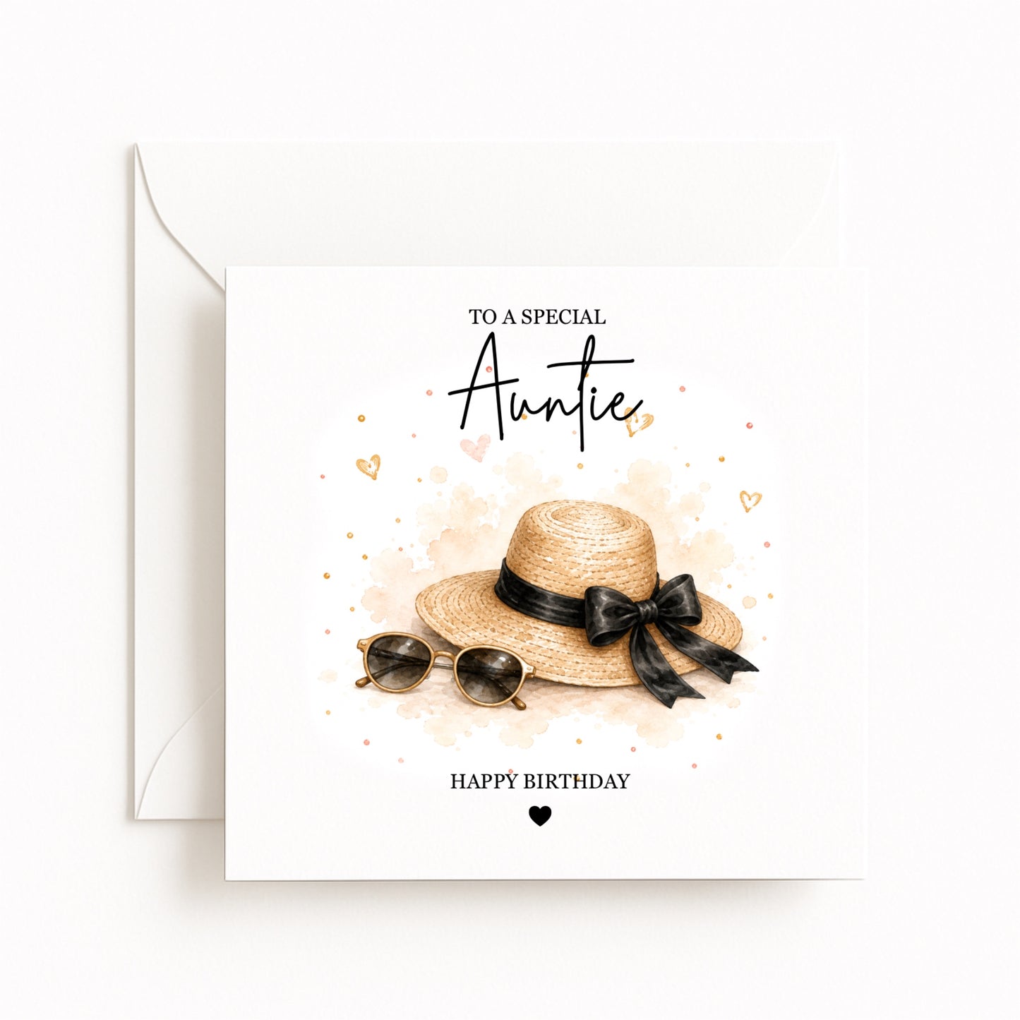 Sun Hat Birthday Card
