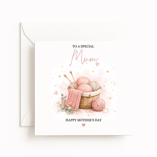Knitting Mother’s Day Card