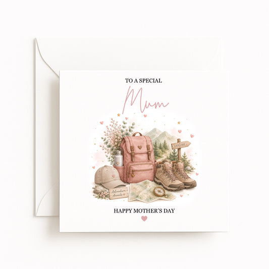 Hiking Mother’s Day Card