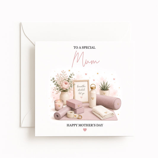 Yoga Mother’s Day Card