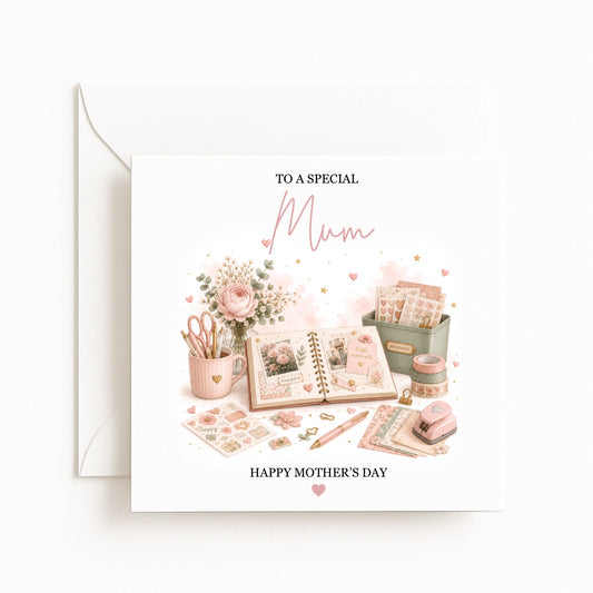Scrapbooking Crafting Mother’s Day Card