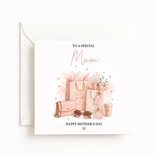 Shopping Bags Mother’s Day Card