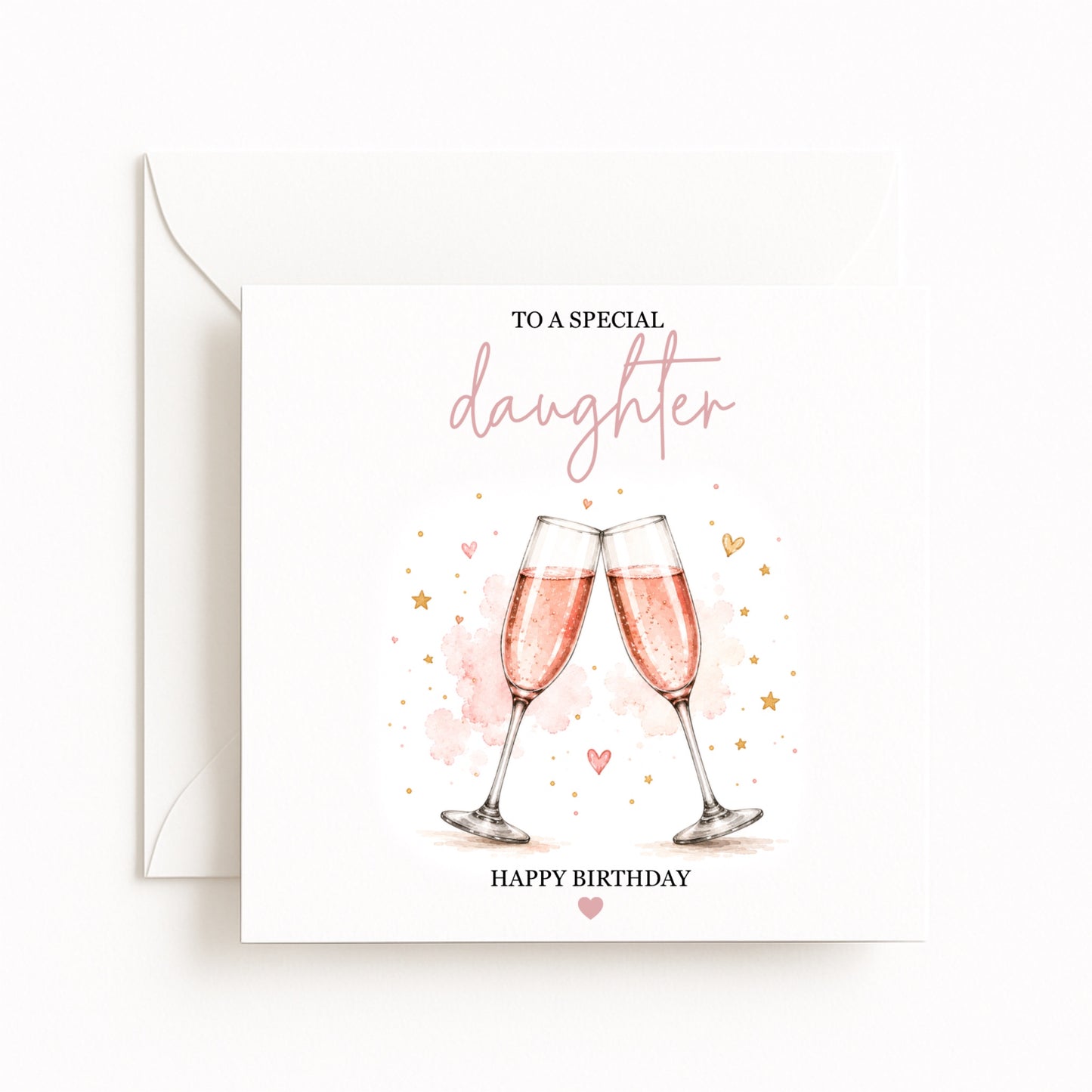 Champagne Birthday Card