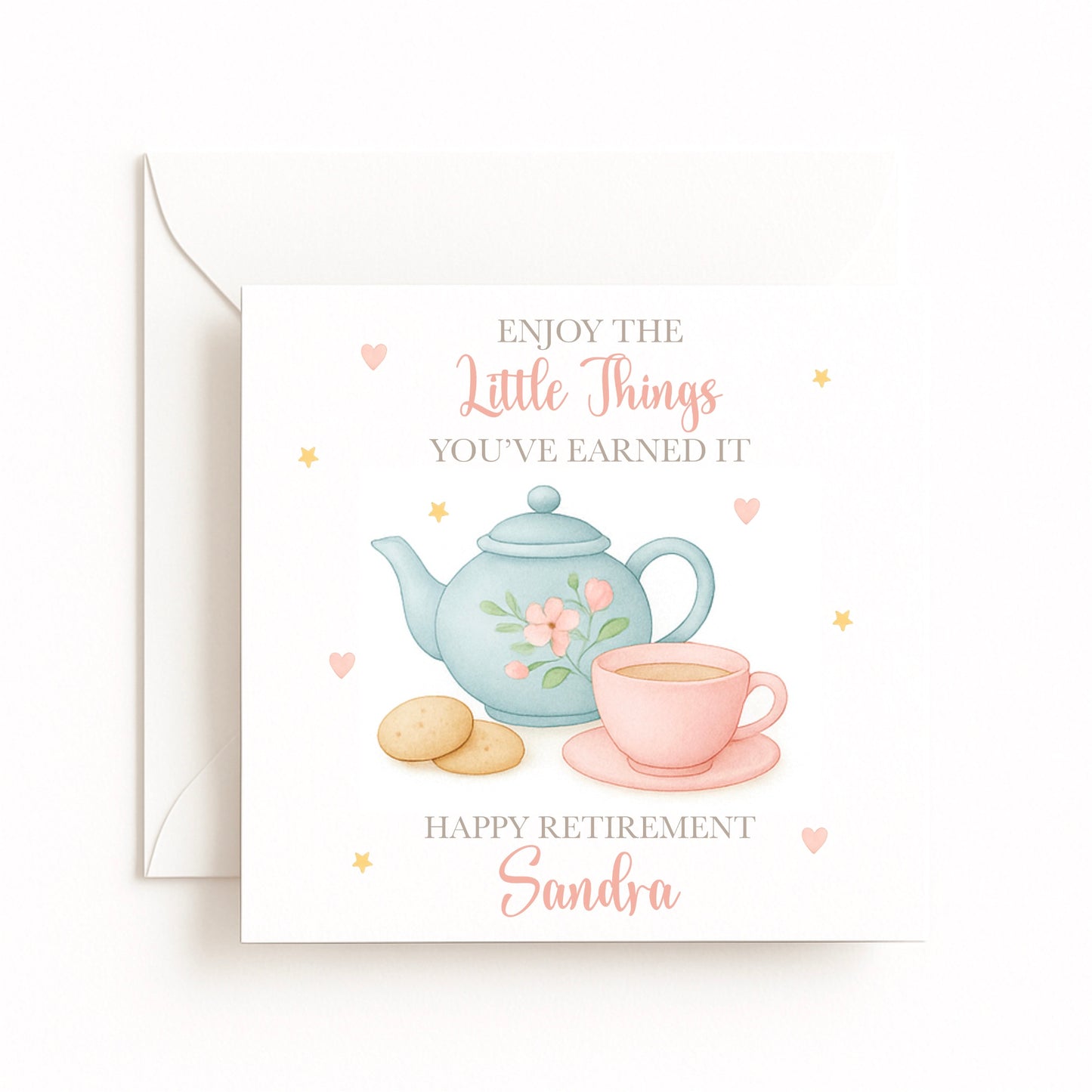Tea & Biscuits Retirement Card