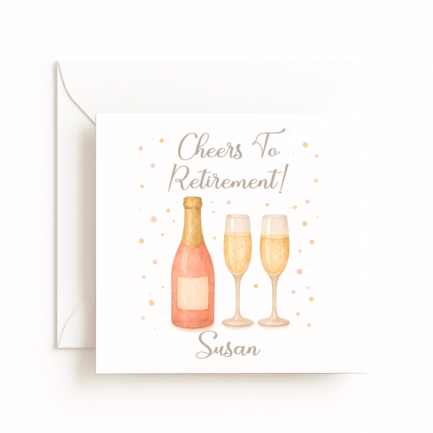 Cheers to Retirement Card