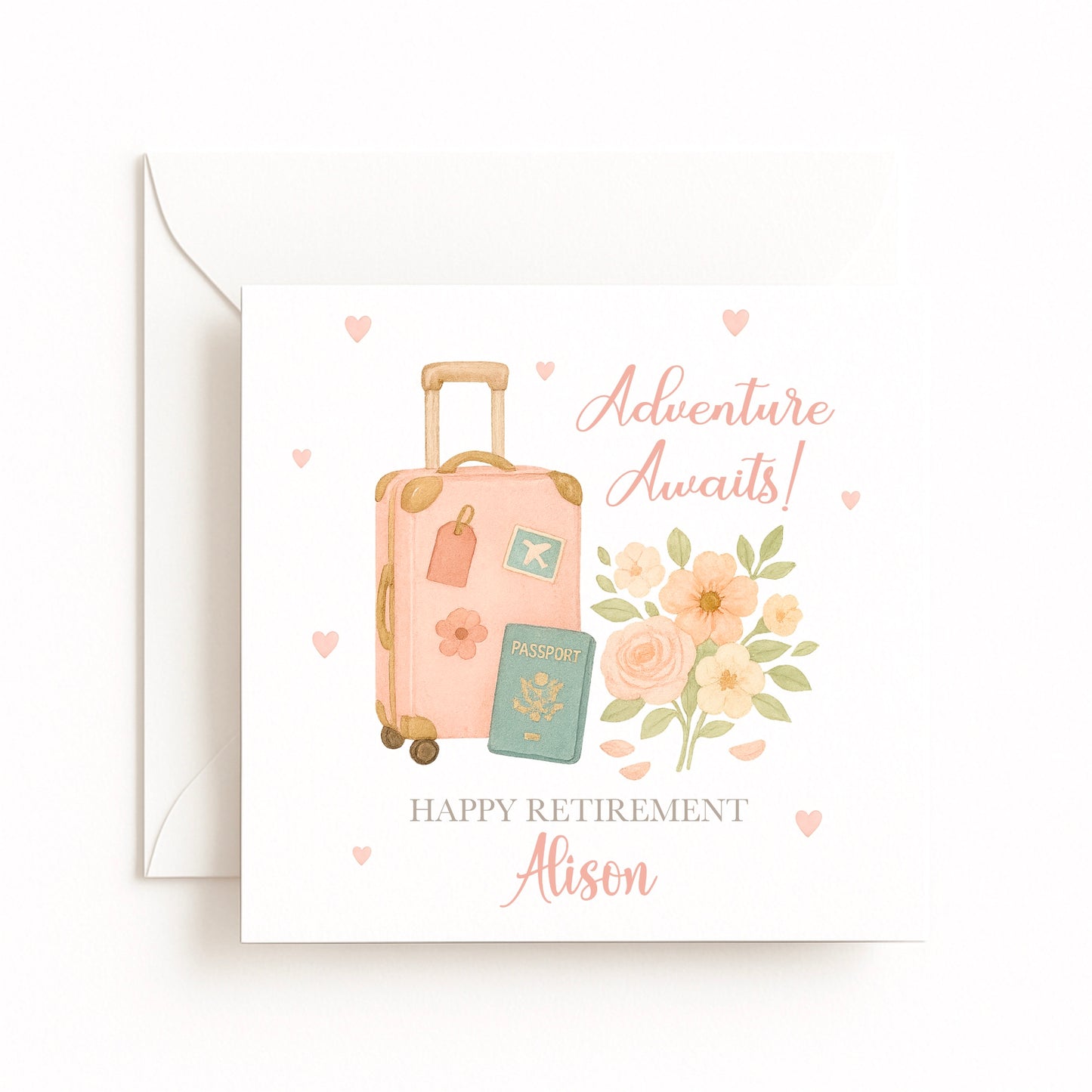 “Adventure Awaits” Travel Theme Card