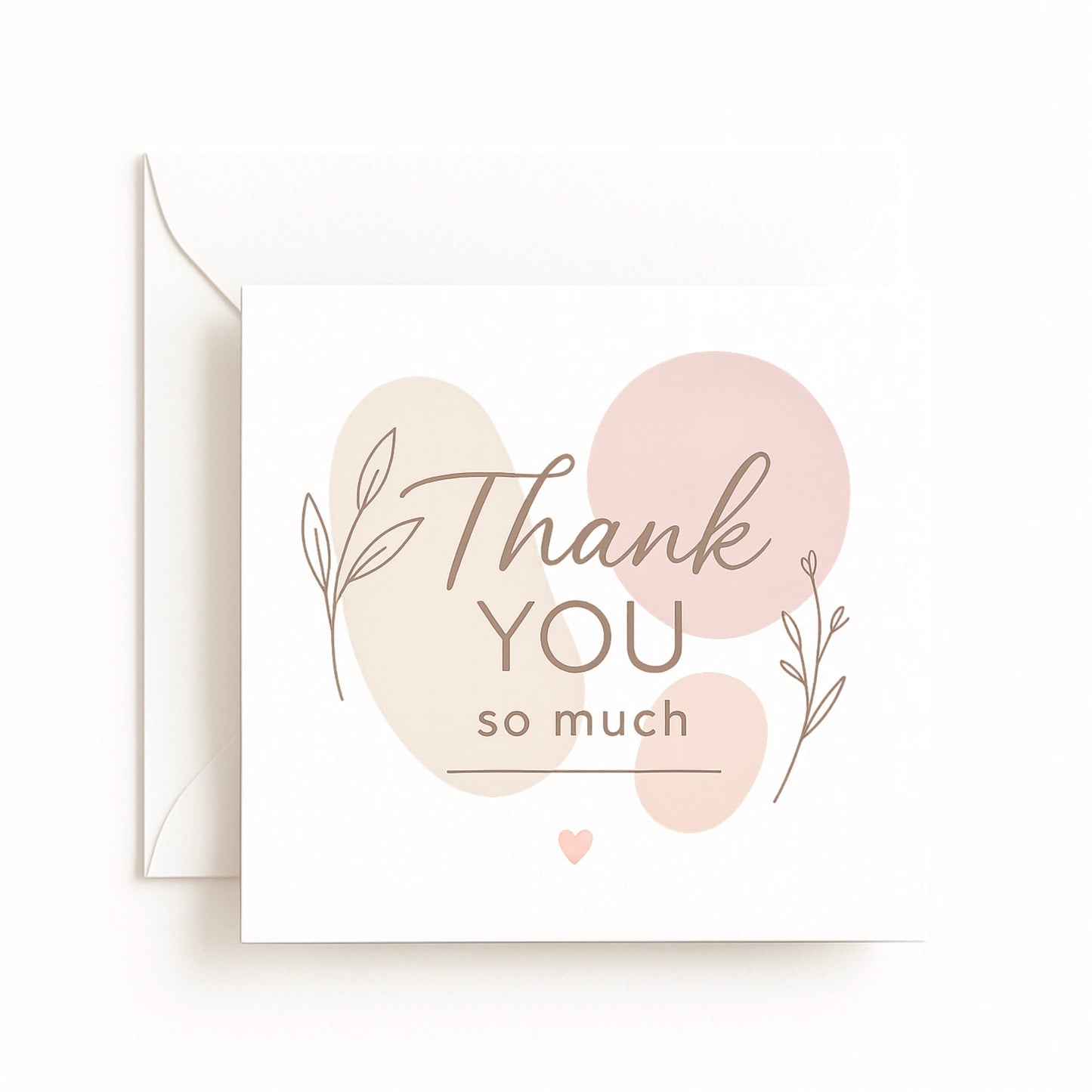 Thank You Abstract Card