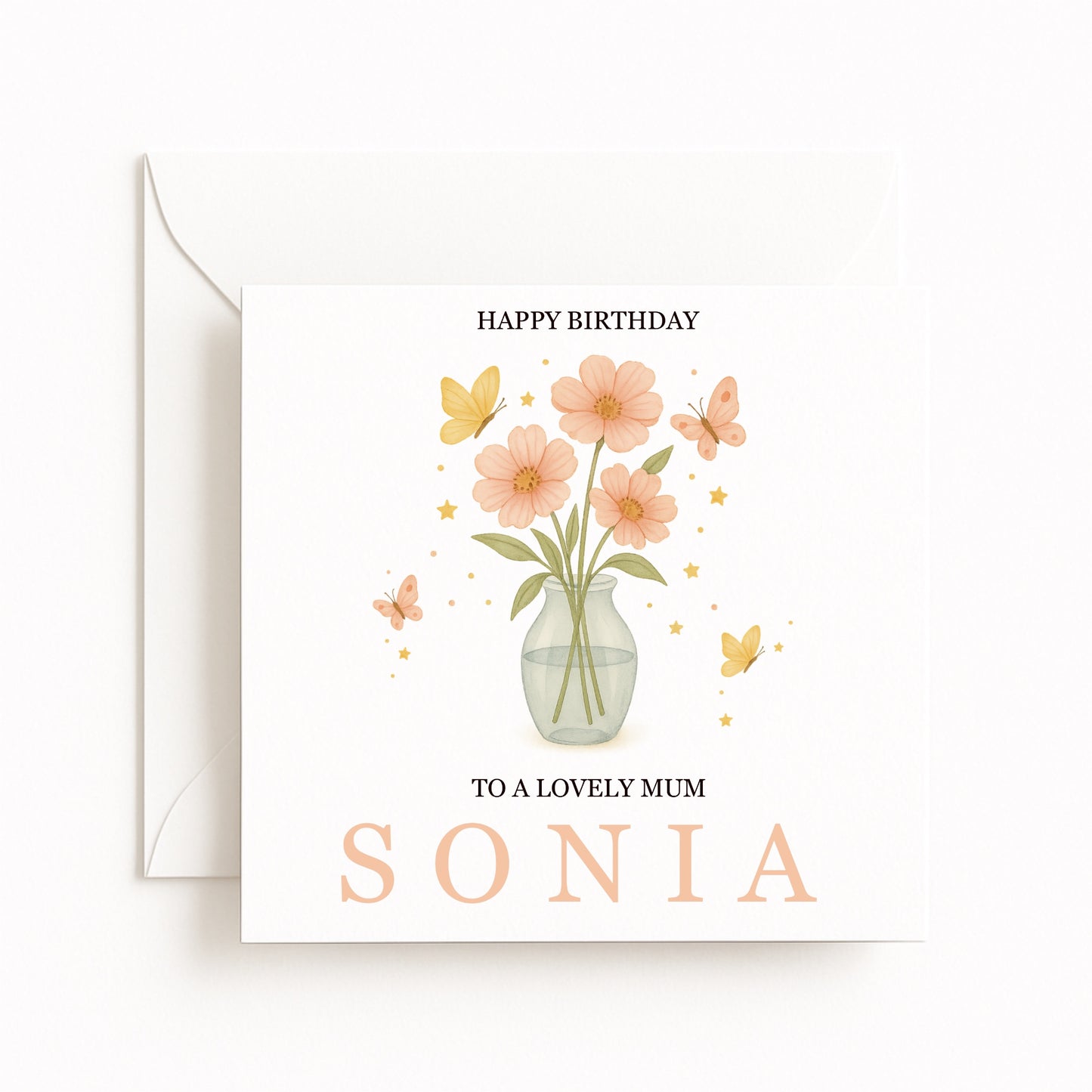 Mum Floral Birthday Card