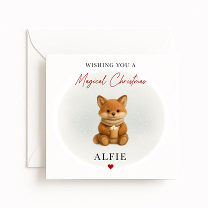 Fox Magical Christmas Card