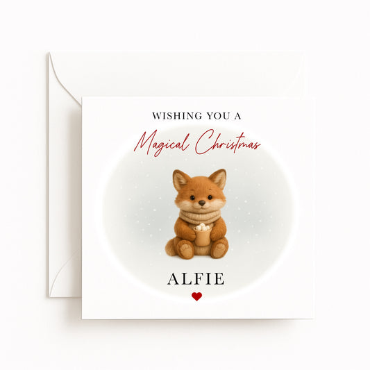 Fox Magical Christmas Card