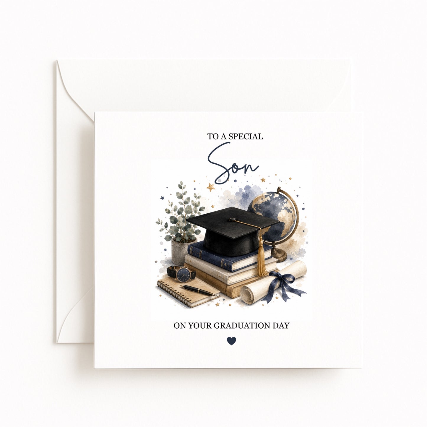 Globe Personalised Graduation Card