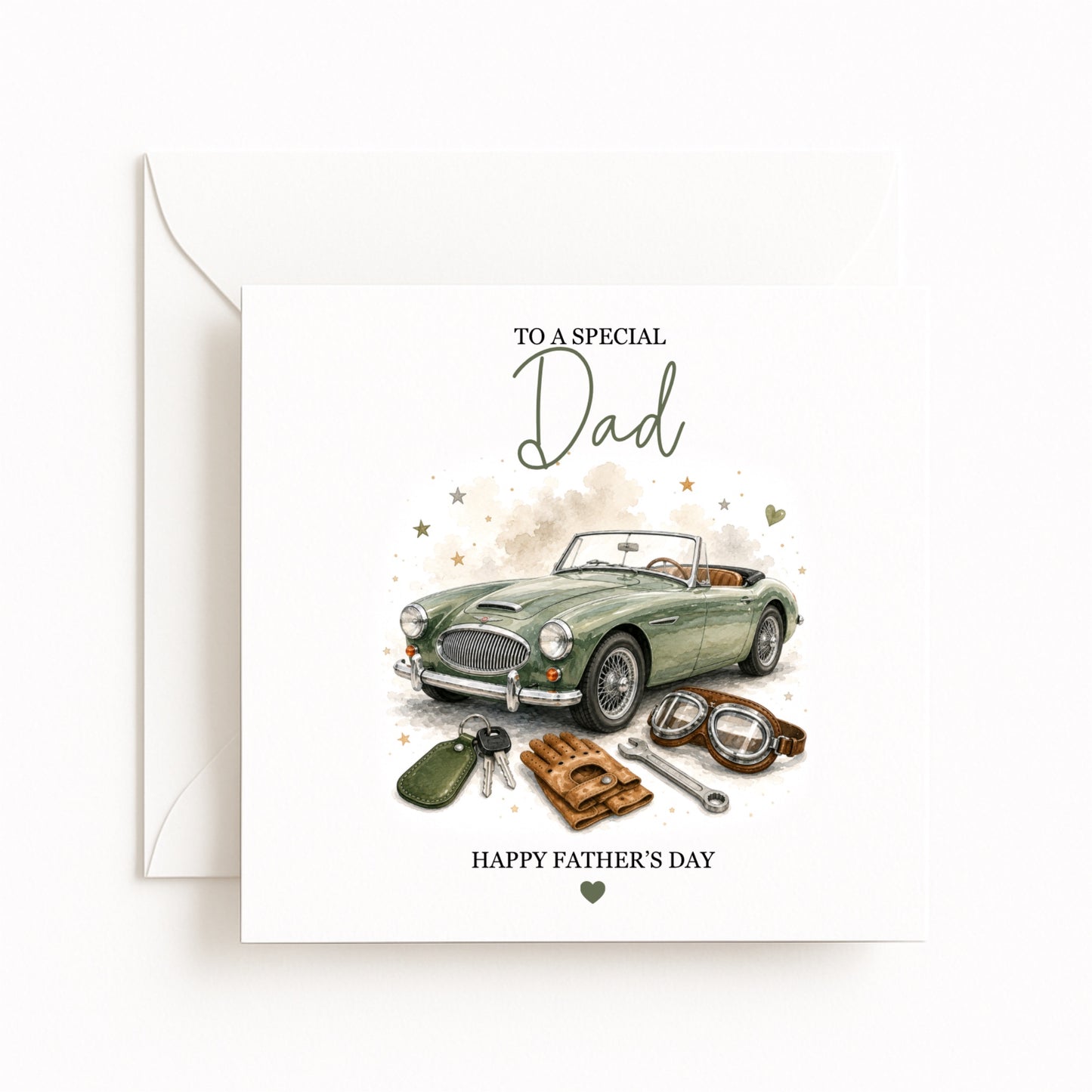 Vintage Car Father’s Day Card