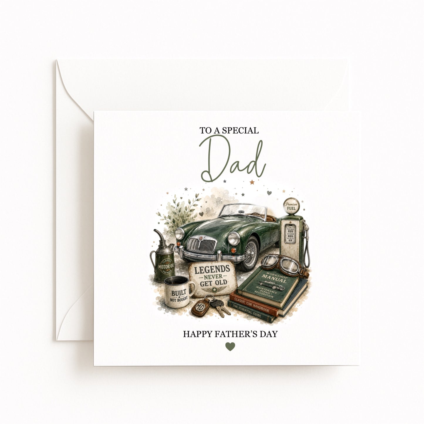 Classic Car Father’s Day Card