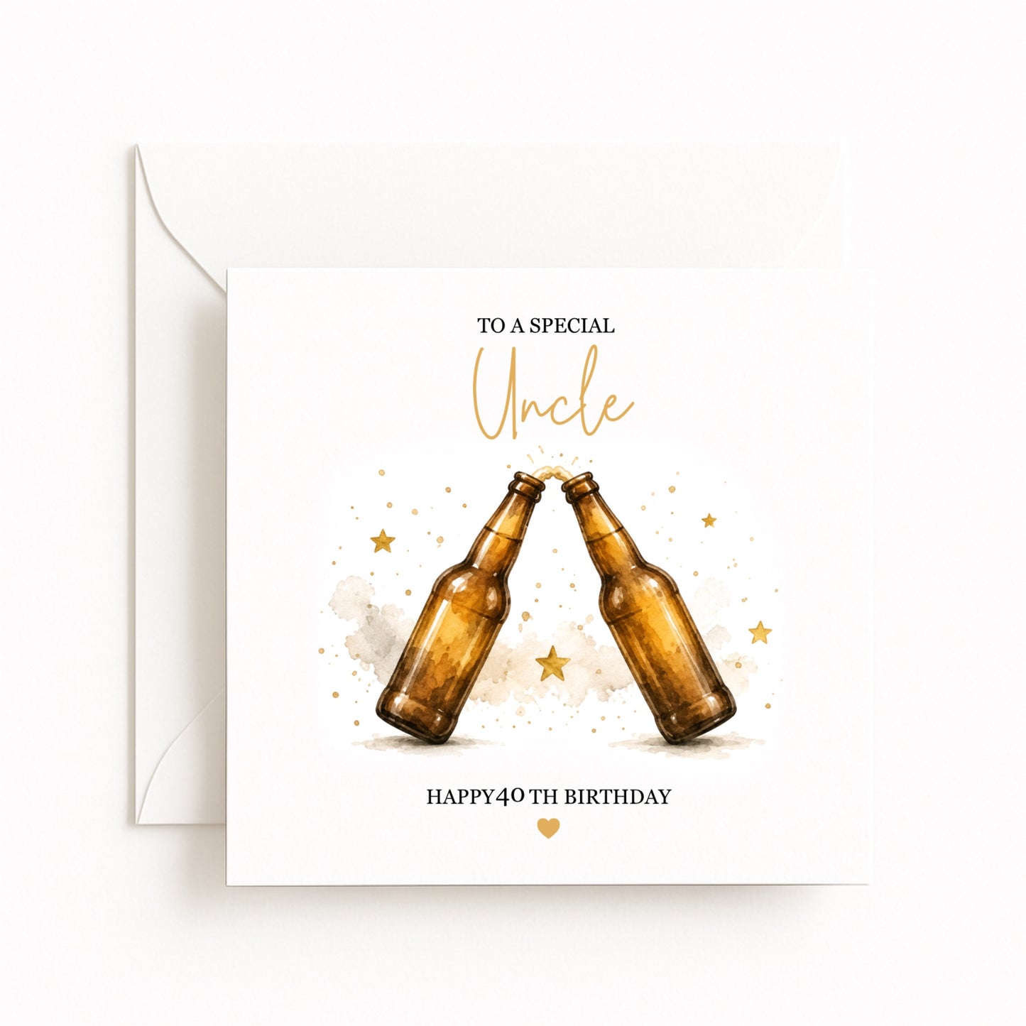 Personalised Cheers Beer Birthday Card