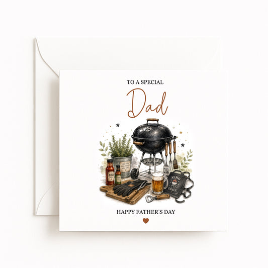 BBQ Theme Father’s Day Card