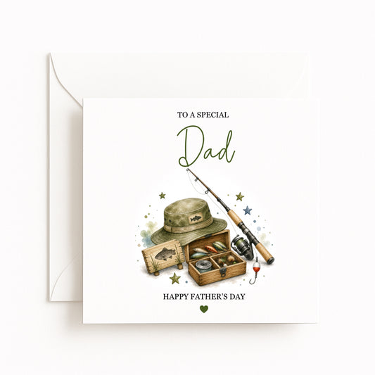 Fishing Theme Father’s Day Card