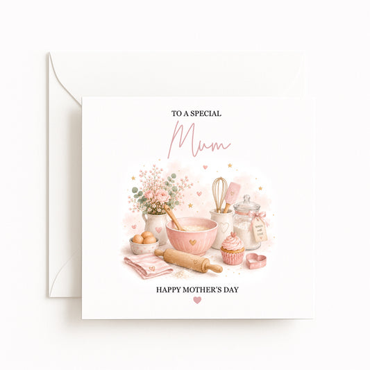 Baking Mother’s Day Card