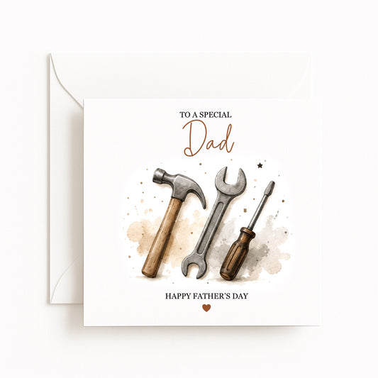 Tools Theme Father’s Day Card