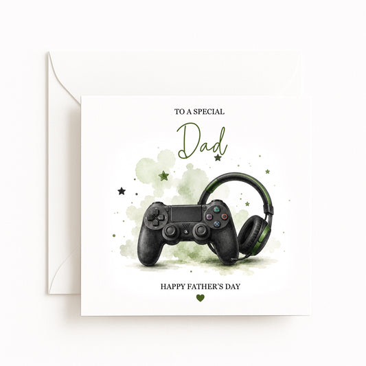 Gamer Theme Father’s Day Card